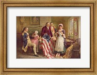 Framed Betsy Ross, 1777