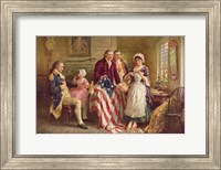 Framed Betsy Ross, 1777