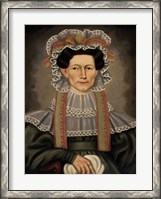 Framed Lady of Squire Williams House, ca. 1829