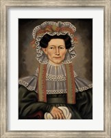 Framed Lady of Squire Williams House, ca. 1829