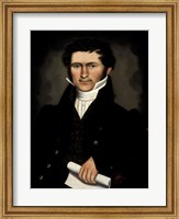 Framed Gentleman of Squire Williams House, ca. 1829