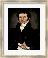 Framed Gentleman of Squire Williams House, ca. 1829