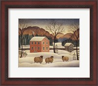 Framed Winter Sheep II
