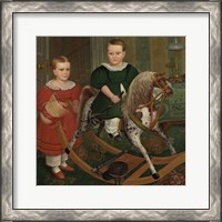 Framed Hobby Horse, ca. 1840