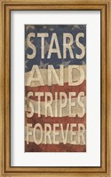 Framed Stars and Stripes Forever