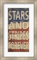 Framed Stars and Stripes Forever