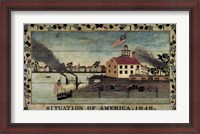 Framed Situation of America, 1848
