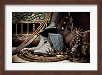 Framed TC's Boots and Yuma Spurs (color)