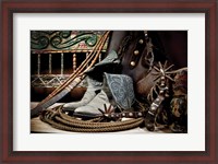 Framed TC's Boots and Yuma Spurs (color)