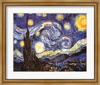 Framed Starry Night, c.1889