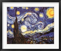 Framed Starry Night, c.1889