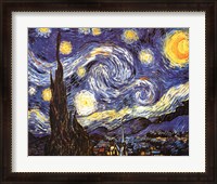Framed Starry Night, c.1889