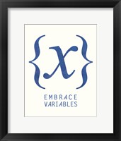 Framed Embrace Variables