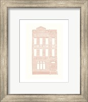 Framed Williamsburg Building 3 (Queen Anne)