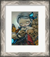 Framed Butterflies and Bones