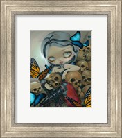 Framed Butterflies and Bones