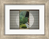 Framed Tea House Window, Sesshuji Temple, Kyoto, Japan