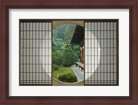 Framed Tea House Window, Sesshuji Temple, Kyoto, Japan