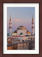 Framed Jordan, Kings Highway, Madaba, Town view with mosque