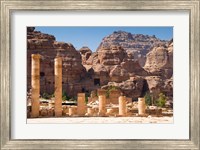 Framed Great Temple, Petra, UNESCO Heritage Site, Jordan