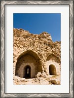 Framed crusader fort of Kerak Castle, Kerak, Jordan