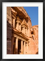 Framed Treasury, El-Khazneh, Petra, UNESCO Heritage Site, Jordan