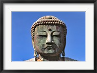 Framed Japan, Kanagawa, Great Buddha, the bronze Daibutsu