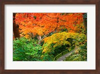 Framed Okochi Sanso, Kyoto, Japan