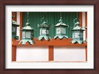 Framed Kasuga Lanterns, Kasuga Shrine, Nara, Japan