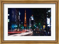 Framed Tokyo Tower, Roppongi, Tokyo, Japan
