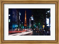 Framed Tokyo Tower, Roppongi, Tokyo, Japan