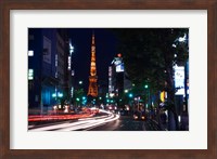 Framed Tokyo Tower, Roppongi, Tokyo, Japan