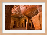 Framed Jordan, Petra, Exterior Siq, Tombs