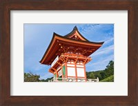 Framed Kiyomizudera Temple Gate, Japan