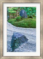 Framed Daitokuji Temple, Zuiho-in Rock Garden, Kyoto, Japan