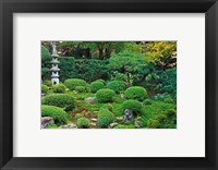 Framed Sanzen-in Temple, Ohara, Kyoto, Japan