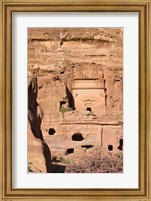 Framed Uneishu Tomb, Petra, Jordan