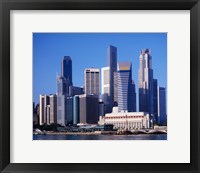 Framed Singapore Skyline