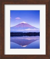 Framed Mt Fuji with Lenticular Cloud, Motosu Lake, Japan