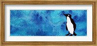 Framed Blue Penguin II