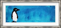 Framed Blue Penguin III