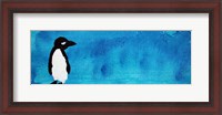 Framed Blue Penguin III