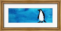 Framed Blue Penguin IV