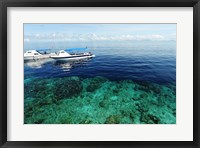 Framed Diving Boat, Sipadan, Semporna Archipelago, Borneo, Malaysia