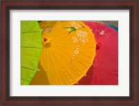 Framed Birghtly Colored Parasols, Bulguksa Temple, Gyeongju, South Korea