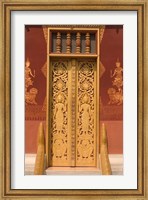Framed Temple Door, Laos