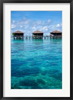 Framed Bungalows, Sipadan-Kapalai Dive Resort, Borneo, Malaysia