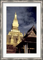 Framed Pha That Luang (Great Stupa), Vientiane, Laos