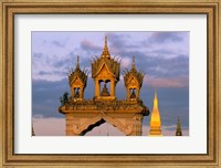 Framed Asia, Laos, Vientiane, That Luang Temple