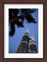 Framed Malaysia, Petronas Twin Towers, Modern buildings